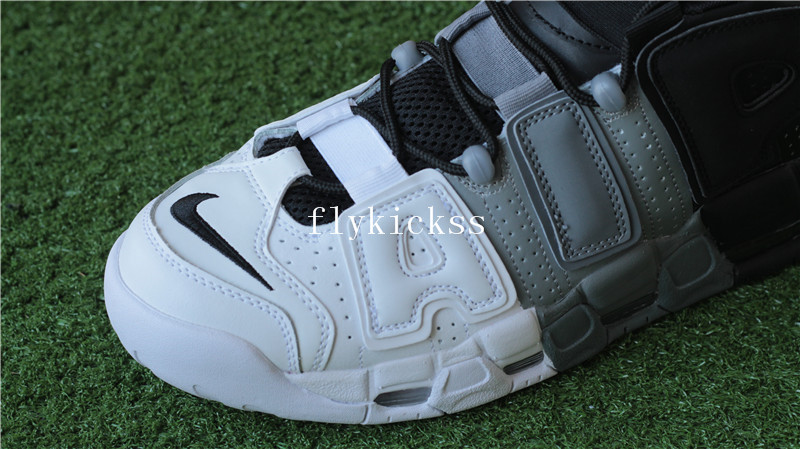 Nike Air More Uptempo Tri Color Black Grey White